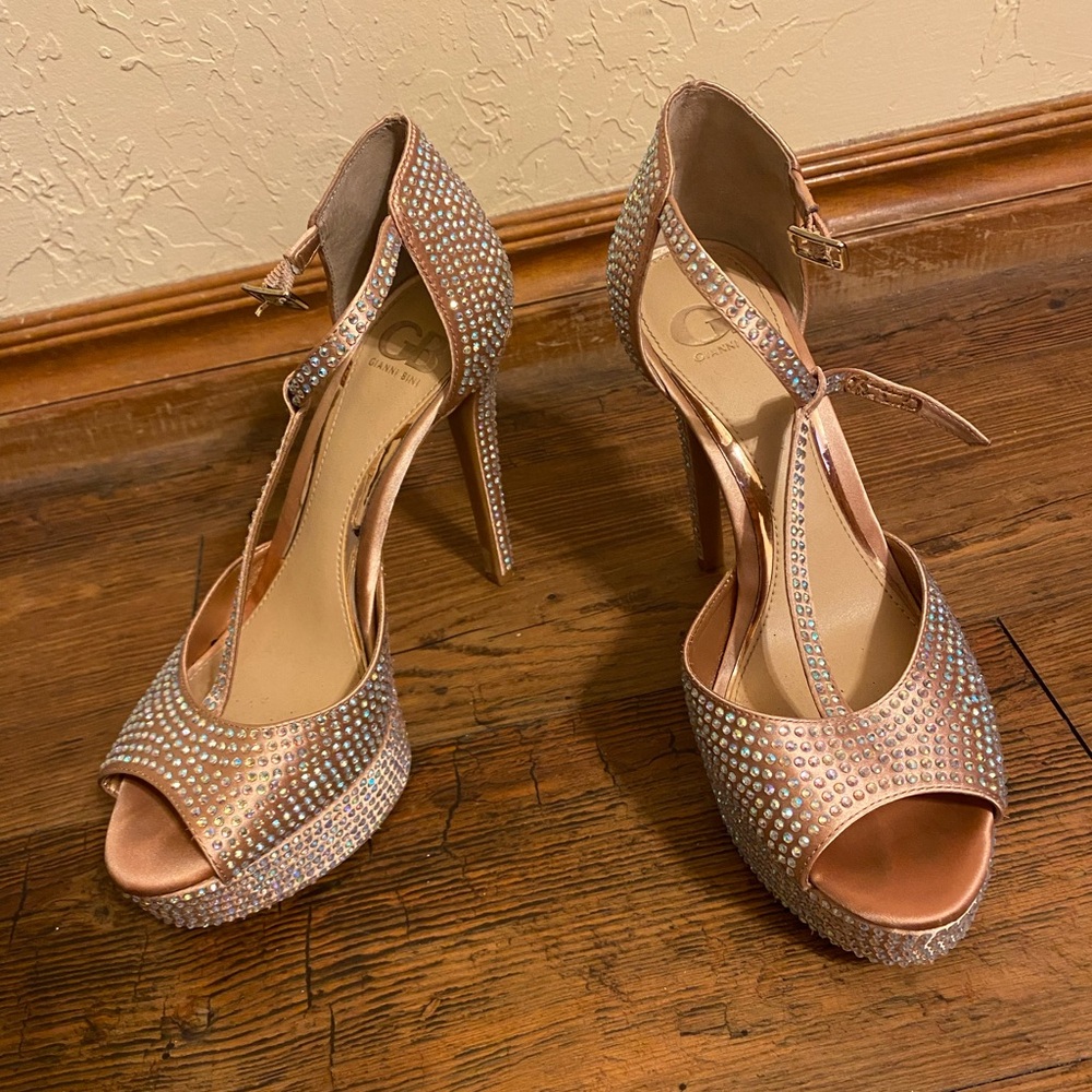 Gianni Bini Sparkling Rhinestone Heels